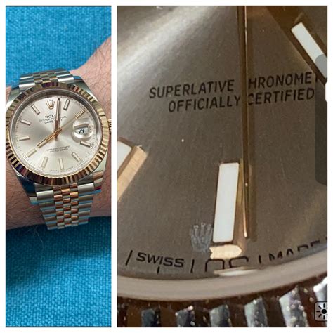 Rolex laser etched crystal spotting